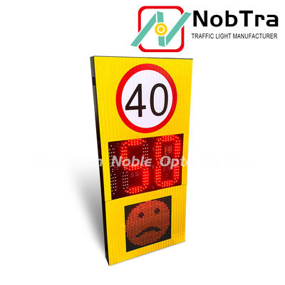 Speed Detection Displays Featuring Radar Detection Distance Standard 200 Meters Designed for Traffic Speed Control