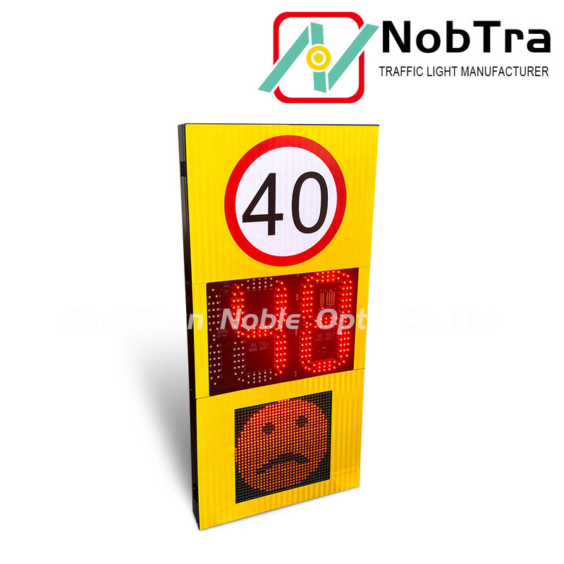 Speed Detection Displays Featuring Radar Detection Distance Standard 200 Meters Designed for Traffic Speed Control